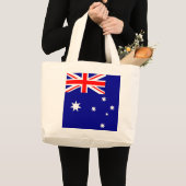 Australië Vlag Grote Tote Bag (Voorkant (product))