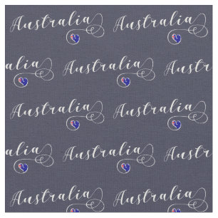 Australië Vlag Hart, Australisch Ontwerp Stof