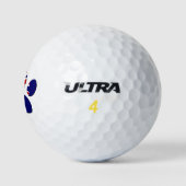 Australië Vlag Hond Paw Print Golfballen (Logo)