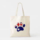 Australië Vlag Hond Paw Print Tote Bag (Achterkant)