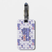 Australië Vlag in meerdere kleurrijke lagen Bagagelabel (Achterkant verticaal)