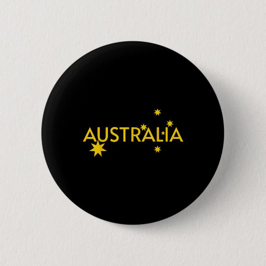 Australië Vlag Jersey  Ronde Button 5,7 Cm (Voorkant)
