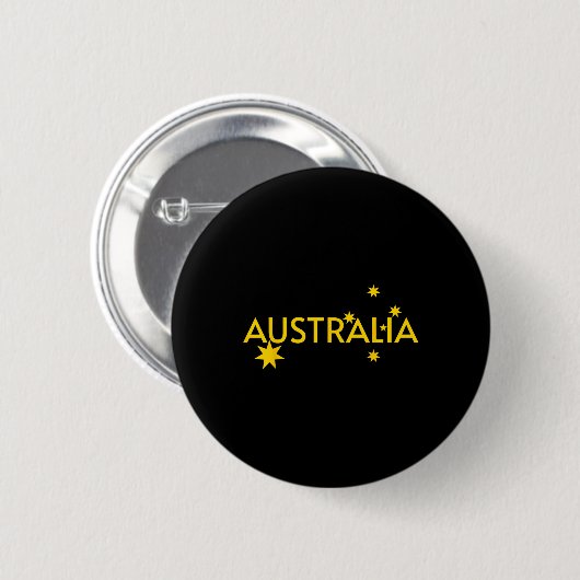 Australië Vlag Jersey  Ronde Button 5,7 Cm (Voorkant /achterkant)