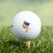 Australië Vlag Kangoeroe Golfballen (Insitu Shirt)