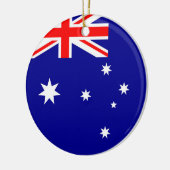 Australië Vlag Keramisch Ornament (Links)