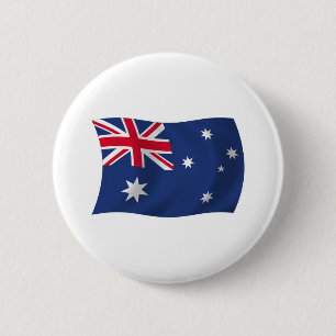 Australië Vlag Knop Ronde Button 5,7 Cm