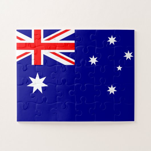 Australië Vlag Legpuzzel (Horizontaal)