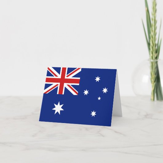 Australië Vlag Notitiekaart (Voorkant)