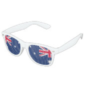 Australië Vlag Party Shades Zonnebril (Gekanteld)