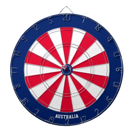 Australië Vlag Patriot's Bullseye Dartbord (Voorkant)