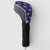 Australië vlag patroon golfheadcover (Schuin)