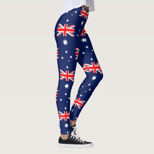 Australië vlag patroon leggings (Rechts)