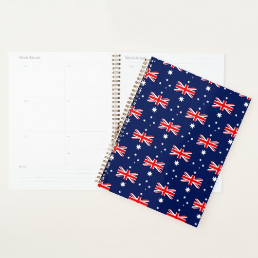 Australië vlag patroon planner (Display)