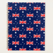 Australië vlag patroon planner (Voorkant)