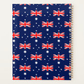 Australië vlag patroon planner (Achterkant)