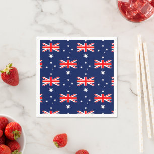 Australië vlag patroon servet