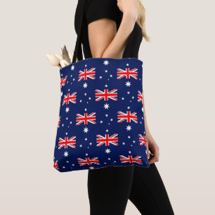 Australië vlag patroon tote bag