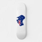 Australië vlag persoonlijk skateboard (Voorkant)
