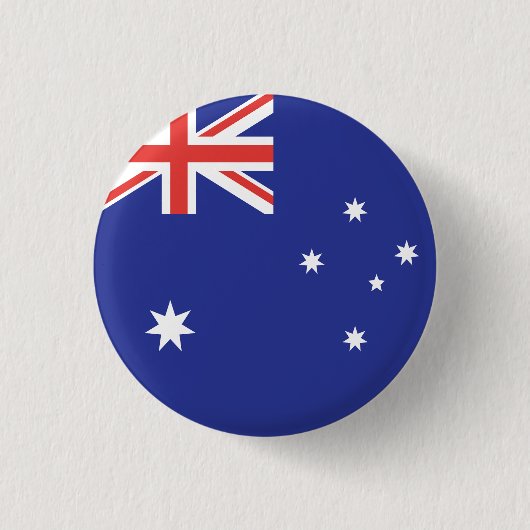 Australië vlag ronde button 3,2 cm (Voorkant)