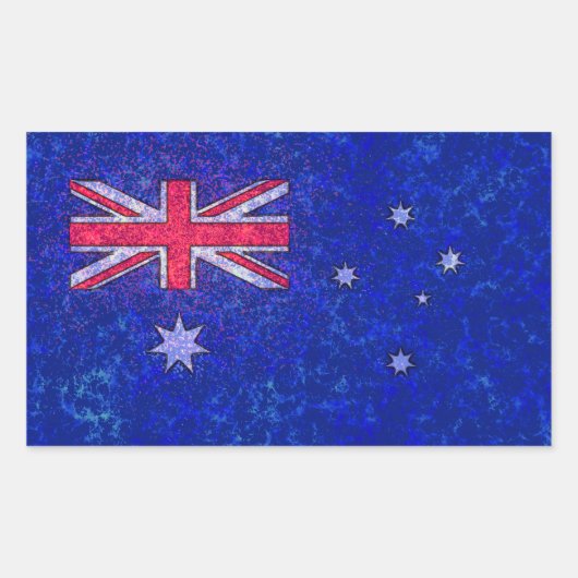 AUSTRALIË VLAG STICKER (Voorkant)