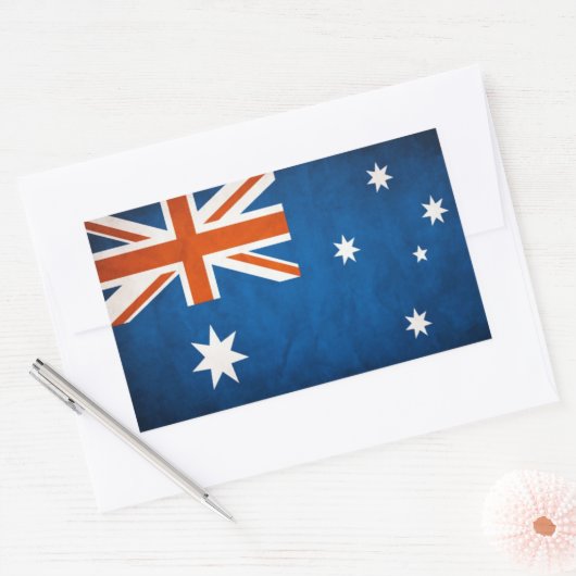  AUSTRALIË VLAG STICKER (Envelop)
