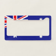 Australië Vlag Stijl Kentekenplaat Frame