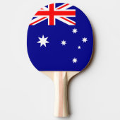 Australië Vlag Tafeltennisbatje (Achterkant)