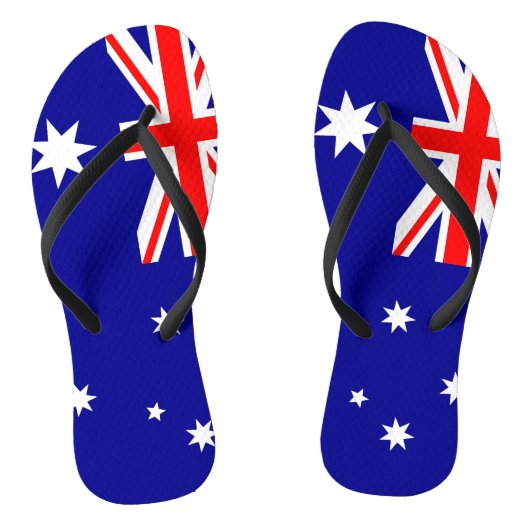 Australië Vlag Teenslippers (Voetbed)