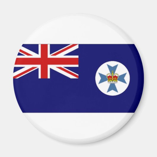 Australië Vlag van Queensland Magneet (Voorkant)