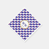 AUSTRALIË VLAG Verjaardagsfeest Erfgoedfeest Servet (Hoek)