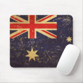 Australië Vlag Vintage Ontwerp Muismat (Met muis)