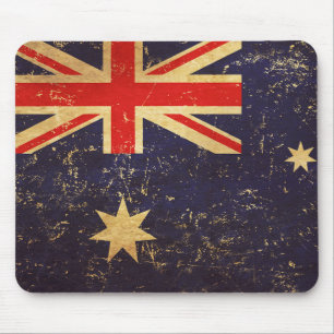Australië Vlag Vintage Ontwerp Muismat