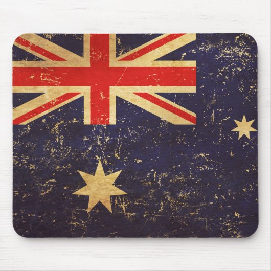 Australië Vlag Vintage Ontwerp Muismat (Voorkant)