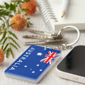 australië - vlaggelsymbool naam sleutelhanger (Voorkant Rechts)