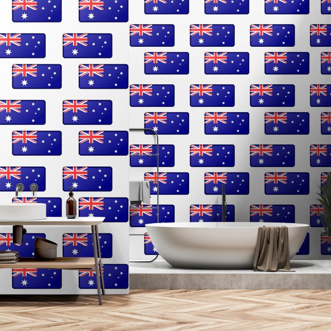 Australië Vlaggen Patriottisch Behang (Badkamer)