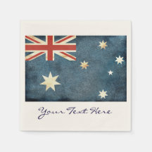 Australië Vlagpartij Napkins