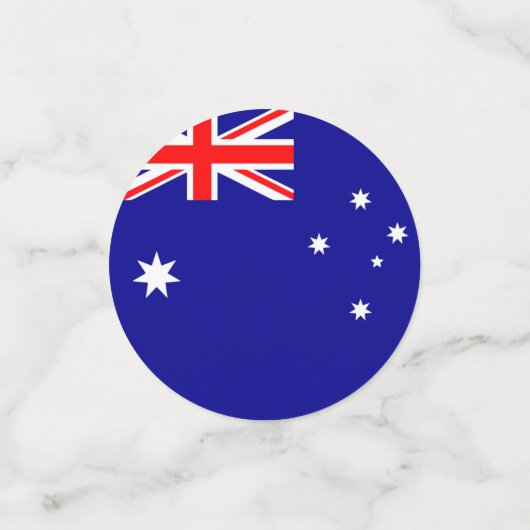 Australië Vlagtabel Confetti (Kleine voorkant)