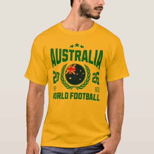 Australië Voetbal 2026 T-shirt (Voorkant)