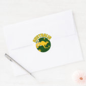 Australië voetbal design Stickers (Envelop)