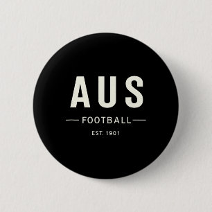 Australië Voetbal Geschat 1901 Erfgoed Voetbal Fan Ronde Button 5,7 Cm