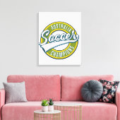 Australië voetbal kampioenen logo. canvas afdruk (Insitu (Woonkamer))