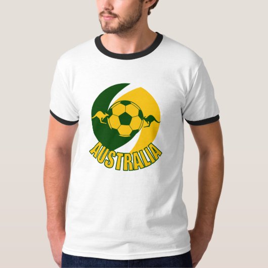 Australië voetbal kanga t-shirt (Voorkant)