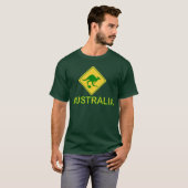 Australië Voetbal Kangoeroe T-shirt (Voorkant volledig)