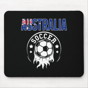 Australië Voetbalfans Jersey Australische Vlag Voe Muismat