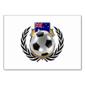 Australië voetbalkampioenen kaart (Achterkant)