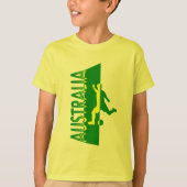 Australië Voetbalspeler ontwerp #2 T-shirt (Voorkant)