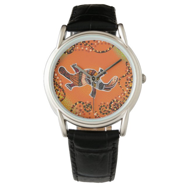 AUSTRALIË VOGELBEKPLATYPUS KUNST HORLOGE (Voorkant)