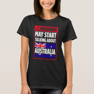Australië voor forel Australian Aussie Australië R T-shirt