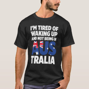 Australië voor forel Australian Aussie Australië R T-shirt