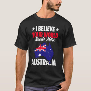 Australië voor forel Australian Aussie Australië R T-shirt